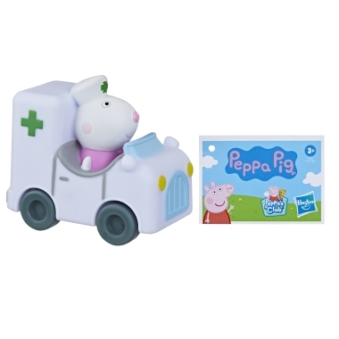 Peppa Pig Masinuta Buggy si Figurina Iepurasul Doctor