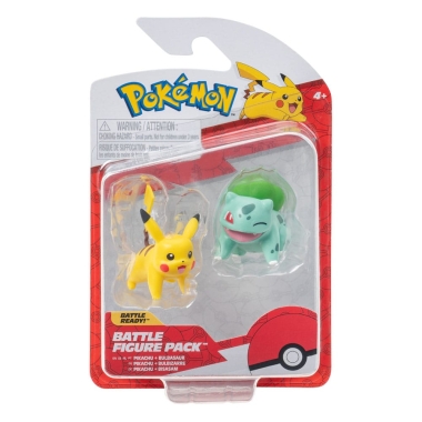 Pokemon Battle Figure First Partner Set 2 figurine Bulbasaur #2, Pikachu #1
