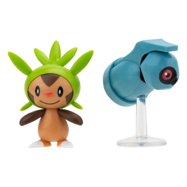 Pokemon Battle Figure First Partner Ser 2 figurine Chespin, Beldum 5 cm