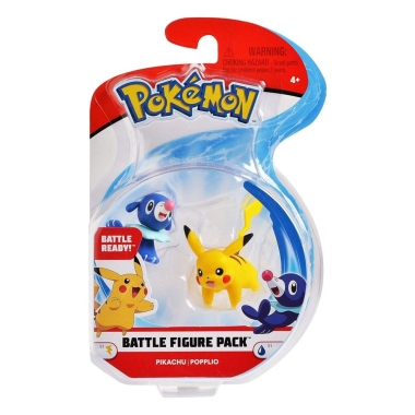 Pokemon Battle Set 2 minifigurine Pikachu, Popplio 5 cm