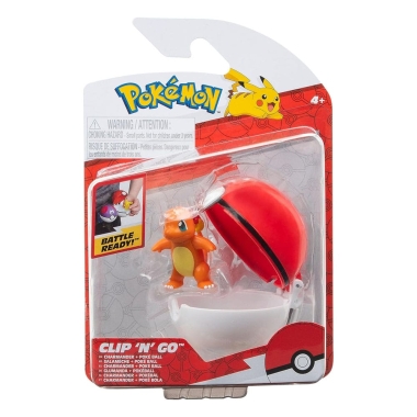 Pokemon Clip'n'Go Poke Balls Charmander & Poke Ball 5cm