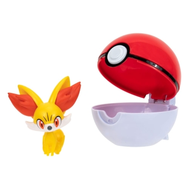 Pokemon Clip'n'Go Poké Balls Fennekin & Poké Ball 5cm