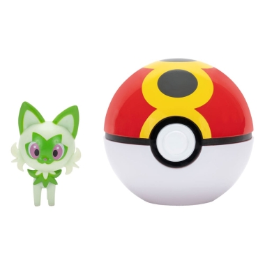 Pokemon Clip'n'Go Poké Balls Sprigatito & Repeat Ball