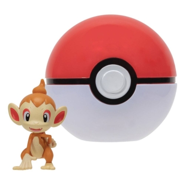 Pokemon Clip'n'Go Poke Balls Chimchar & Poke Ball