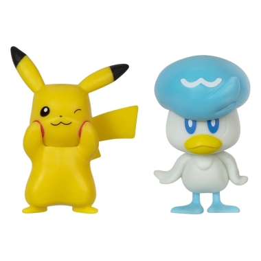 Pokemon Gen IX Battle Set de minifigurine Pikachu & Quaxly 5 cm