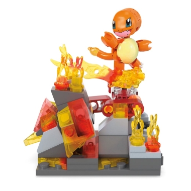 Pokemon MEGA Construction Set Charmander's Fire-Type Spin (81 piese)