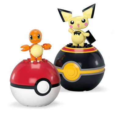 Pokemon MEGA Construction Set Poke Ball Collection: Charmander & Pichu