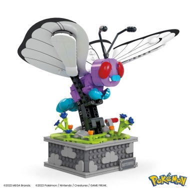 Pokémon Mega Construx Construction Set Motion Butterfree (582 piese)