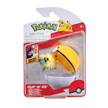 Pokemon - Figurine Clip N Go Mareep & Level Ball