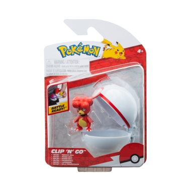 Pokemon - Set figurine Clip n Go, Magby & Premier Ball