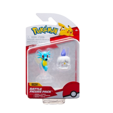 Pokemon Battle Set minifigurine Litwick & Horsea 5-8 cm