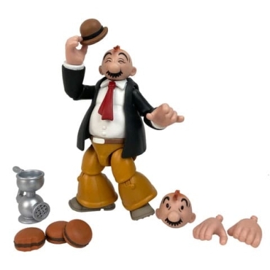 Popeye Figurina articulata J. Wellington Wimpy (Wave 02) 10-15 cm