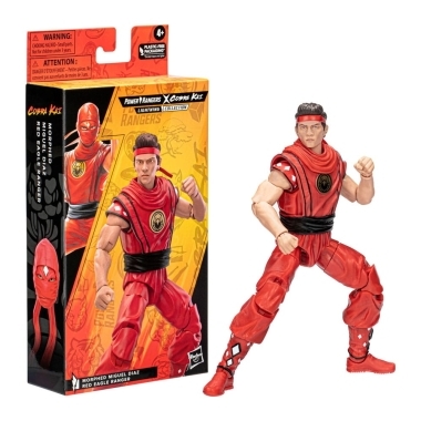 Power Rangers x Cobra Kai Lightning Collection Figurina articulata Morphed Miguel Diaz Red Eagle Ranger 15 cm