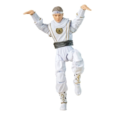 Power Rangers x Cobra Kai Ligtning Collection Figurina articulata Morphed Daniel LaRusso White Crane Ranger 15 cm