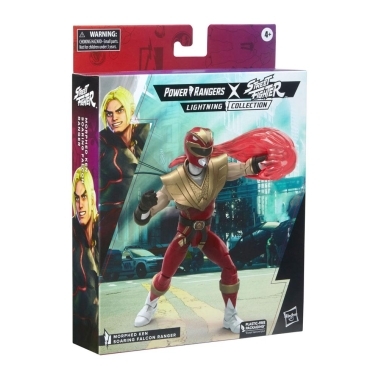 Power Rangers x Street Fighter Lightning Collection Figurina Morphed Ken Soaring Falcon Ranger 15 cm