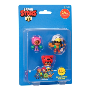 Set 3 figurine blister, Brawl Stars, Nita, Bo, Rosa