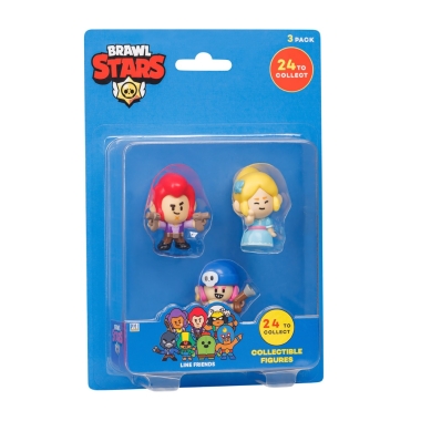 Brawl Stars Set 3 figurine blister Penny, Piper, Colt