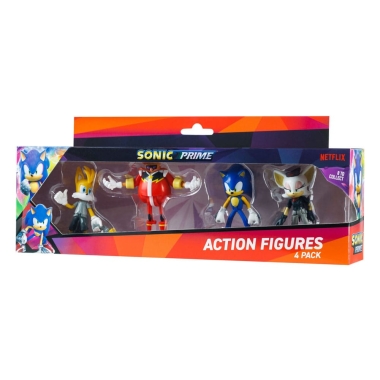 Sonic Prime Set 4 figurine S1 7 cm