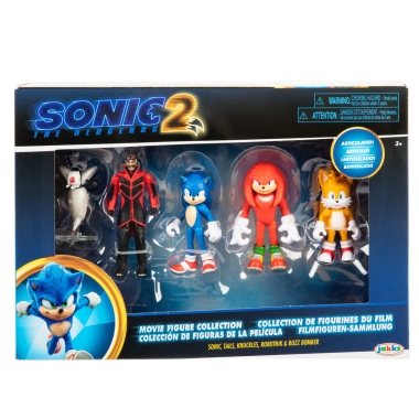 Sonic The Hedgehog 2 (Movie) Set 5 Figurine articulate 6.5 cm
