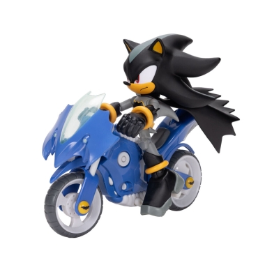 Sonic The Hedgehog Figurina articulata Shadow cu Batcycle 12cm