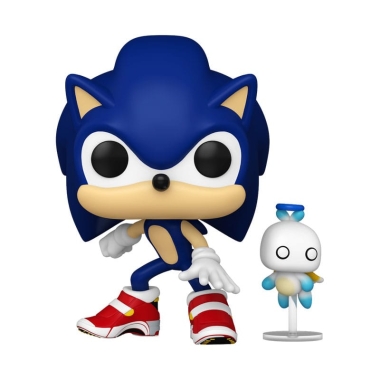 Sonic The Hedgehog POP & Buddy! Figurina vinil Sonic w/ HChao 9 cm 