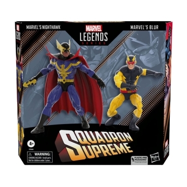 Squadron Supreme Marvel Legends Set 2 figurine articulate Marvel's Nighthawk & Marvel's Blur 15 cm