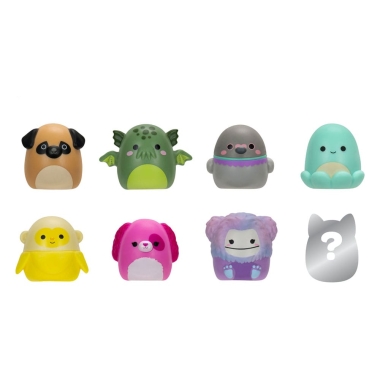 Squishmallows Set de 8 minifigurine Squish-a-longs Seria 2 (Style 1) 2,5 cm 