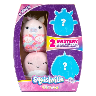 Squishville Mini Squishmallows Plush Figure 4-Pack Mystical Squad 5 cm