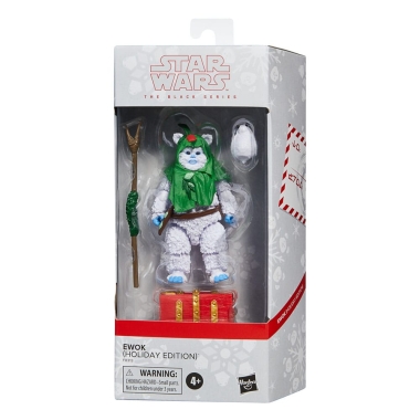 Star Wars Black Series Figurina articulata Ewok (Holiday Edition) 15 cm