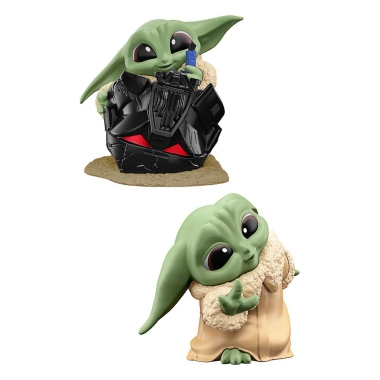 Star Wars Bounty Collection Figure 2-Pack Grogu Helmet Hijinks & Peek-A-Boo 6 cm