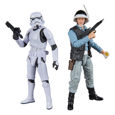 Star Wars Episode IV Black Series Set 2 figurine articulate Rebel Trooper & Stormtrooper 15 cm
