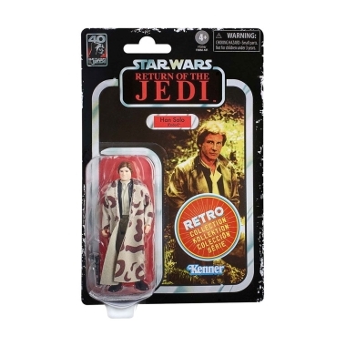 Star Wars Episode VI Retro Collection Figurina articulata Han Solo (Endor) 10 cm