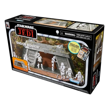 Star Wars Episode VI Vintage Collection Playset Endor Bunker with Endor Rebel Commando (Scout Trooper Disguise)