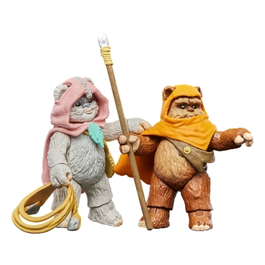 Star Wars: Ewoks Vintage Collection Figurine articulate Wicket W Warrick & Kneesaa 10 cm