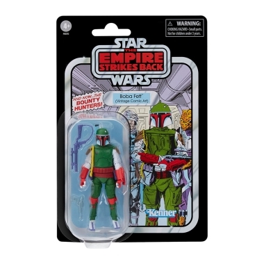 Star Wars: The Empire Strikes Back Vintage Collection Figurina articulata Boba Fett (Vintage Comic Art) 10 cm