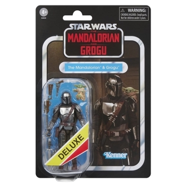 Star Wars: The Mandalorian & Grogu Vintage Collection Figurina articulata The Mandalorian & Grogu 10 cm