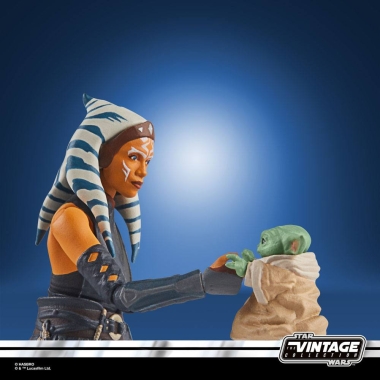 Star Wars Vintage Collection Figurina articulata Ahsoka Tano & Grogu 10 cm