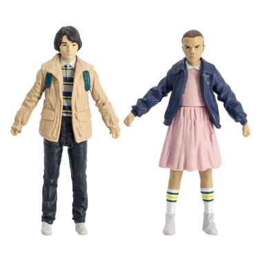 Stranger Things Set 2 figurine articulate Eleven & Mike Wheeler 8 cm