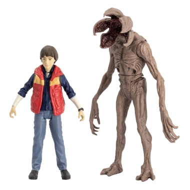 Stranger Things Set 2 figurine articulate Will Byers & Demogorgon 8 cm