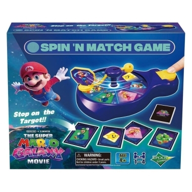 Super Mario Galaxy Movie Game Spin'n Match