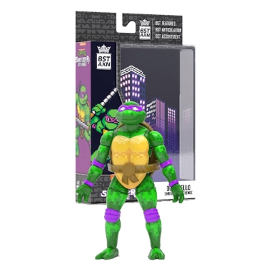 Teenage Mutant Ninja Turtles BST AXN Exclusive Figurina articulata NES 8-Bit Donatello 13 cm