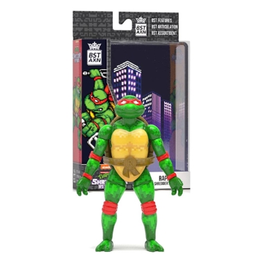 Teenage Mutant Ninja Turtles BST AXN Exclusive Figurina articulata NES 8-Bit Raphael 13 cm