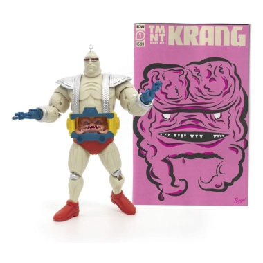 Teenage Mutant Ninja Turtles BST AXN XL Figurina articulata & Comic Book Krang with Android Body 20 cm