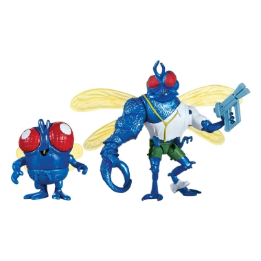 Teenage Mutant Ninja Turtles: Mutant Mayhem Set actiuni articulate Super Fly & Toddler Super Fly 11 cm 