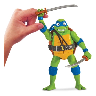 Teenage Mutant Ninja Turtles: Mutant Mayhem Ninja Shouts Figurina articulata Leonardo 14 cm 