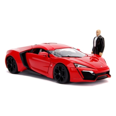 The Fast and Furious Diecast Model Hollywood Rides 1/18 Lykan Hypersport cu figurina Dom