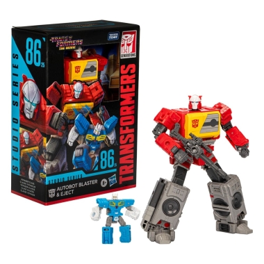 The Transformers: The Movie Generations Studio Series Voyager Class Figurine articulate Autobot Blaster & Eject 16 cm