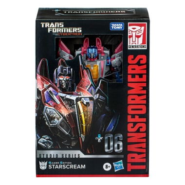 The Transformers: The Movie Generations Studio Series Voyager Class Figurina articulata Gamer Edition 06 Starscream 16 cm