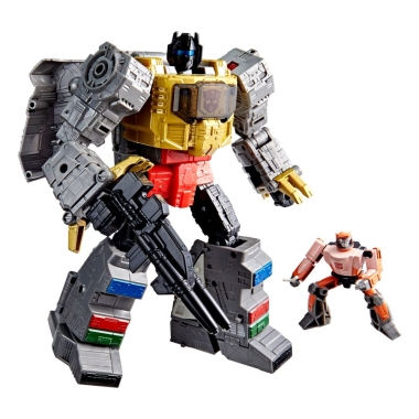 The Transformers: The Movie Studio Series Leader Class Figurina articulata Dinobot Grimlock & Autobot Wheelie 22 cm