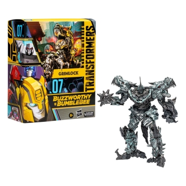 Transformers: Age of Extinction Buzzworthy Bumblebee Leader Class Figurina articulata 07BB Grimlock 22 cm